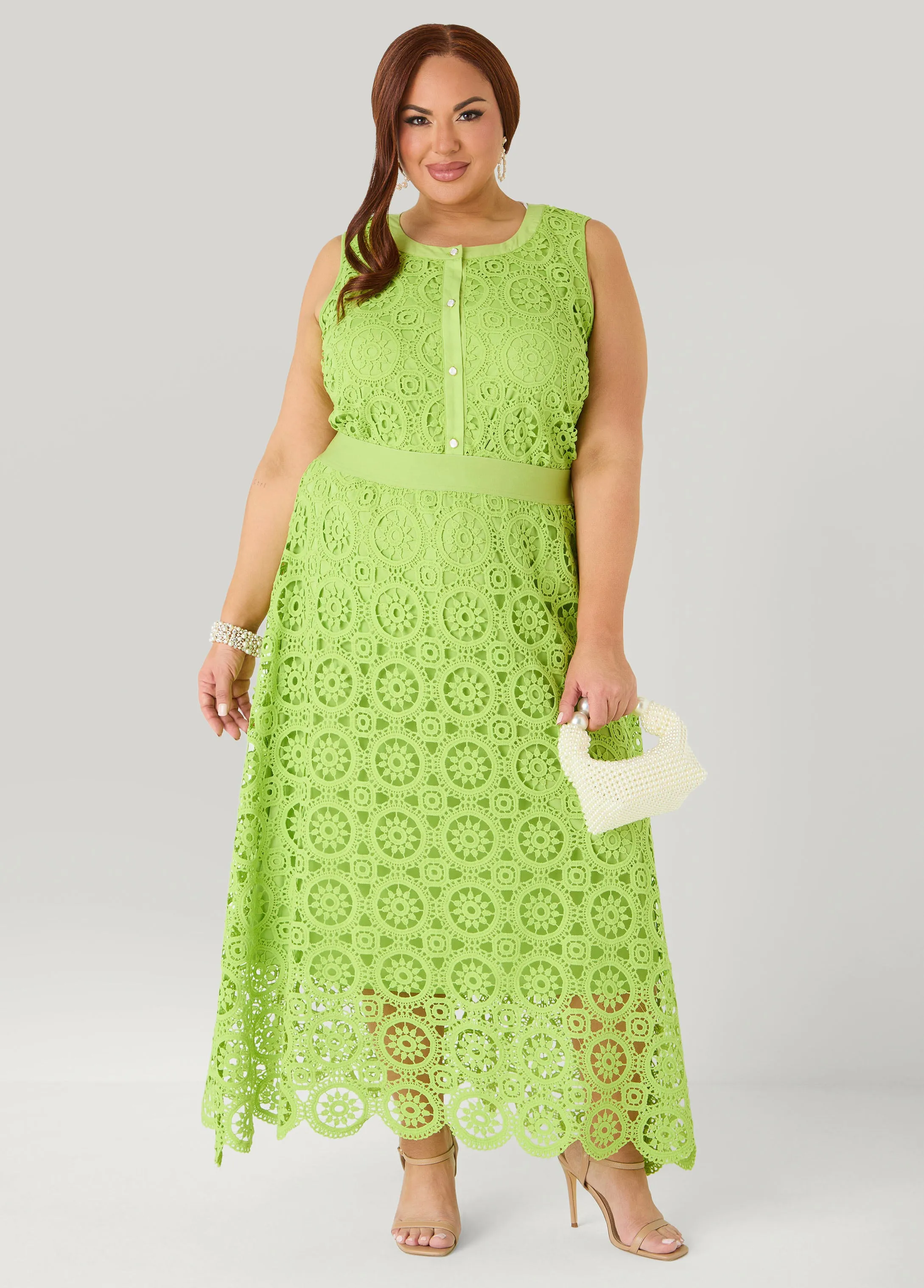 Crochet Maxi Skirt sold by Ashley Stewart product image thumbnail 5