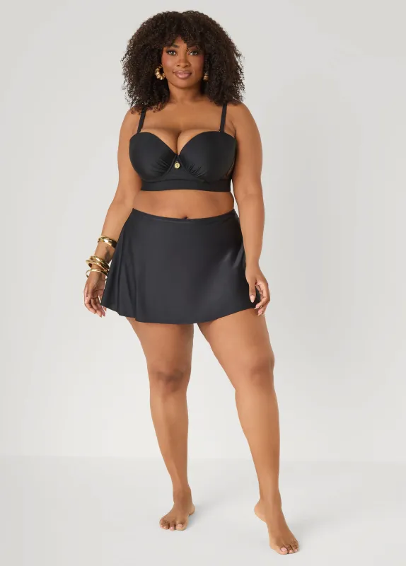 High Waist Swim Skirt made by Ashley Stewart
