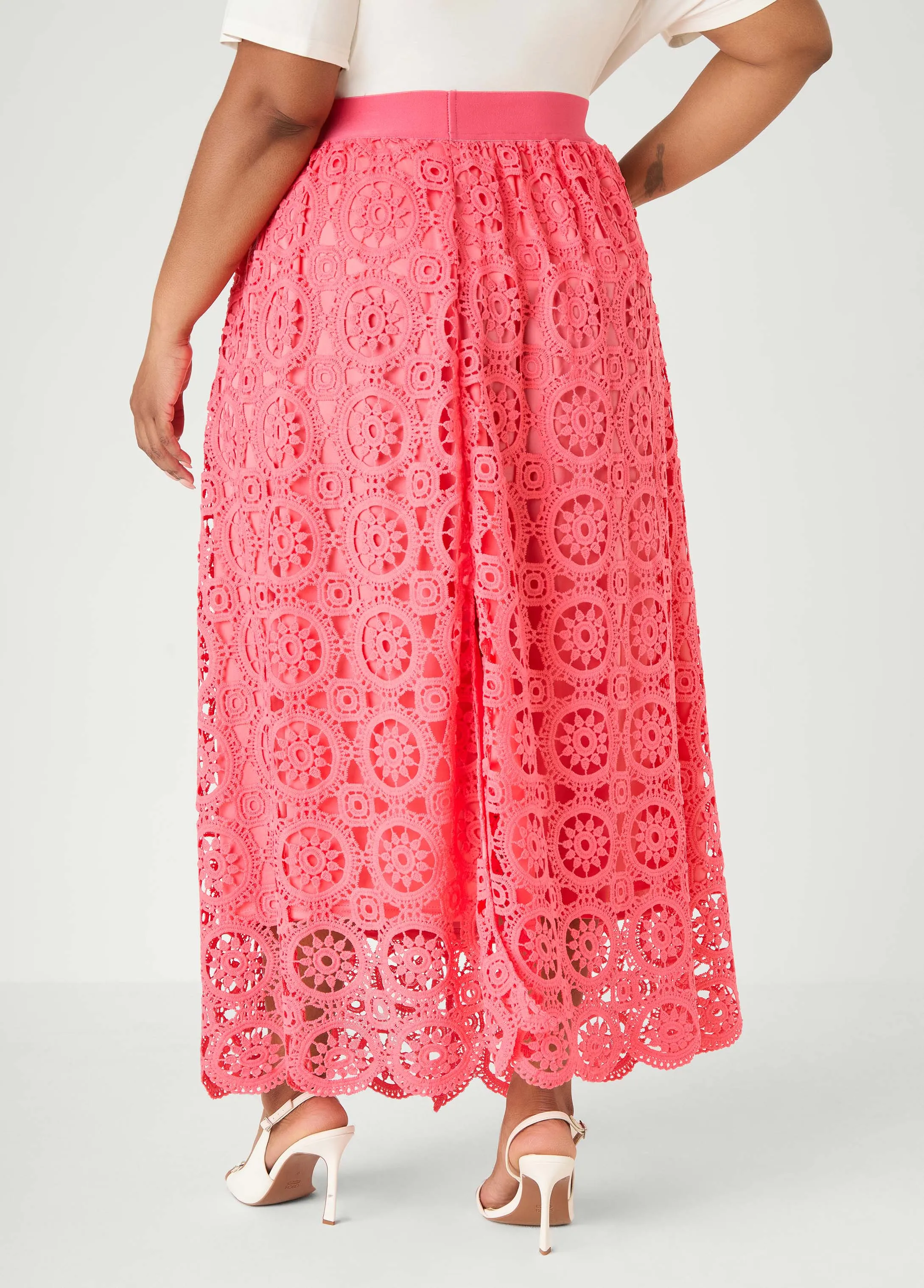 Crocheted Maxi Skirt sold by Ashley Stewart product image thumbnail 5