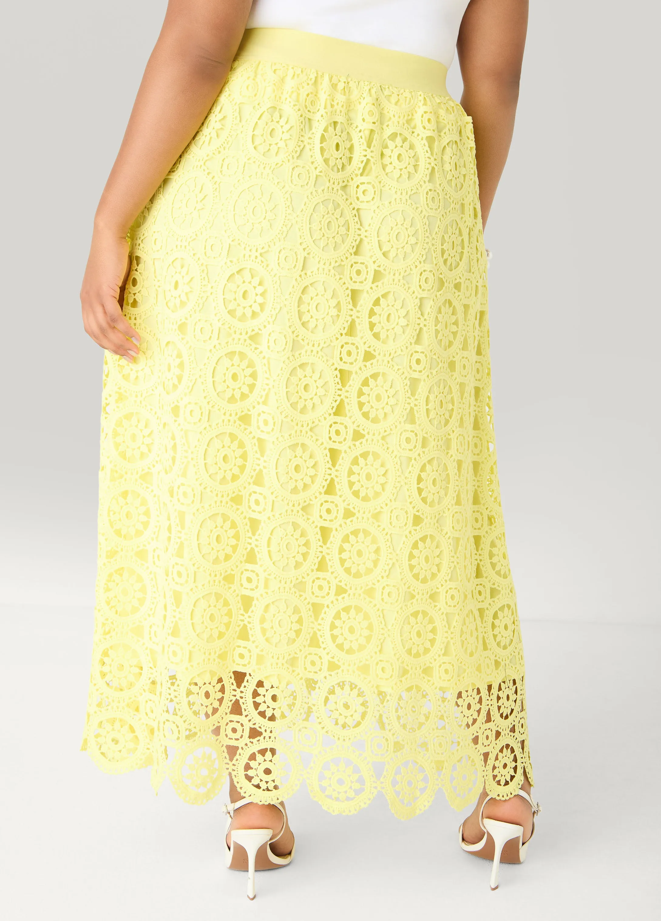 Crocheted Maxi Skirt sold by Ashley Stewart product image thumbnail 2