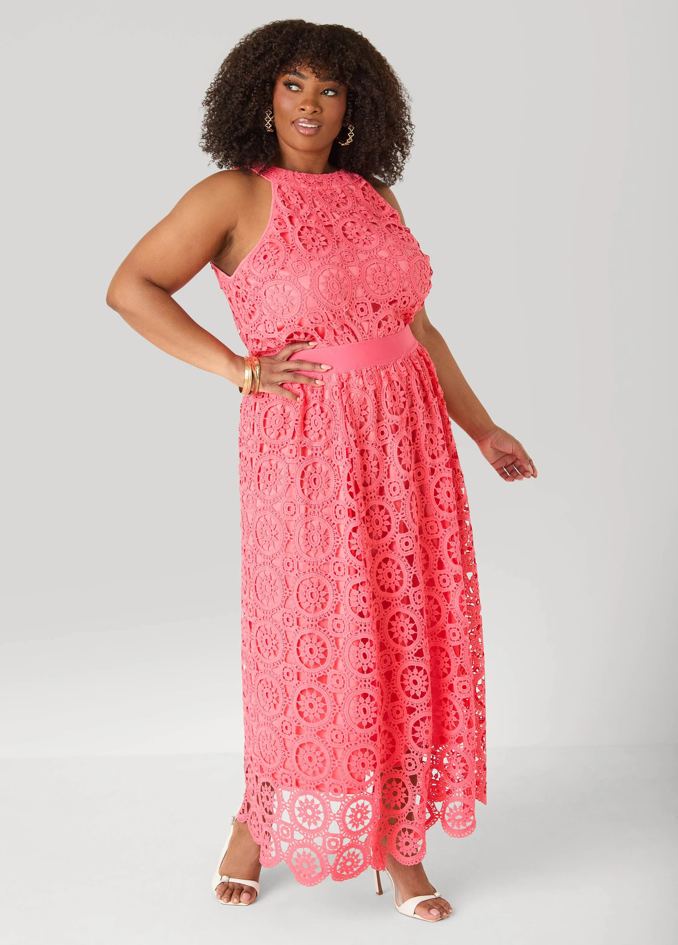 Crocheted Maxi Skirt sold by Ashley Stewart product image thumbnail 4