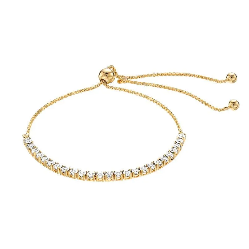 0.25 Carat Lab Grown Diamond Bolo Bracelet sold by Ashley Stewart product image thumbnail 3