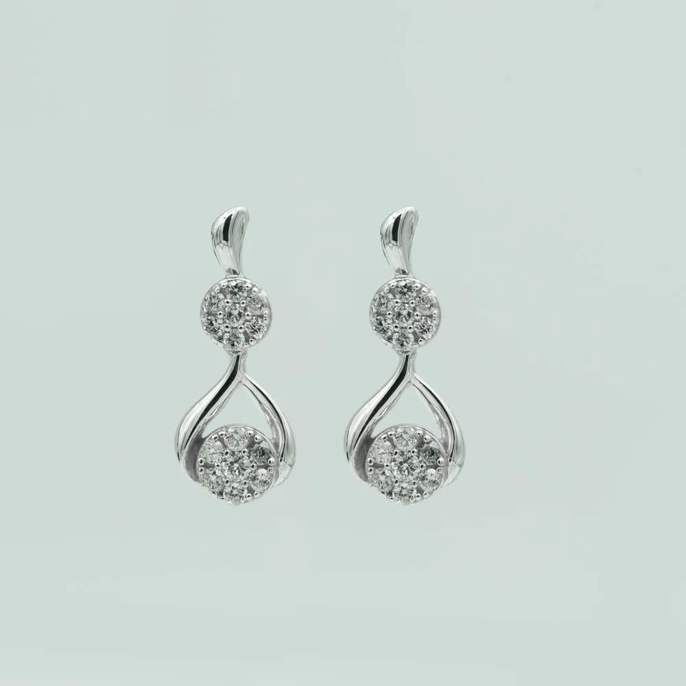 0.50 Carat Lab Diamond Drop Earrings Gift Box Set sold by Ashley Stewart
