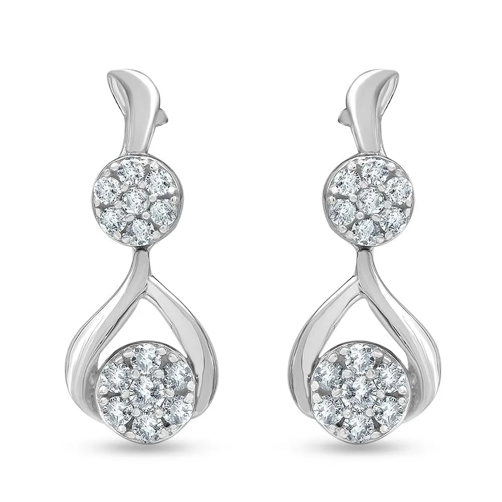 0.50 Carat Lab Diamond Drop Earrings Gift Box Set sold by Ashley Stewart product image thumbnail 5
