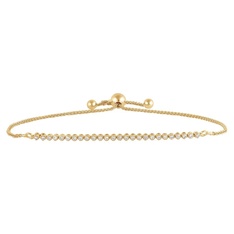 0.25 Carat Bolo Lab Grown Diamond Bracelet made by Ashley Stewart