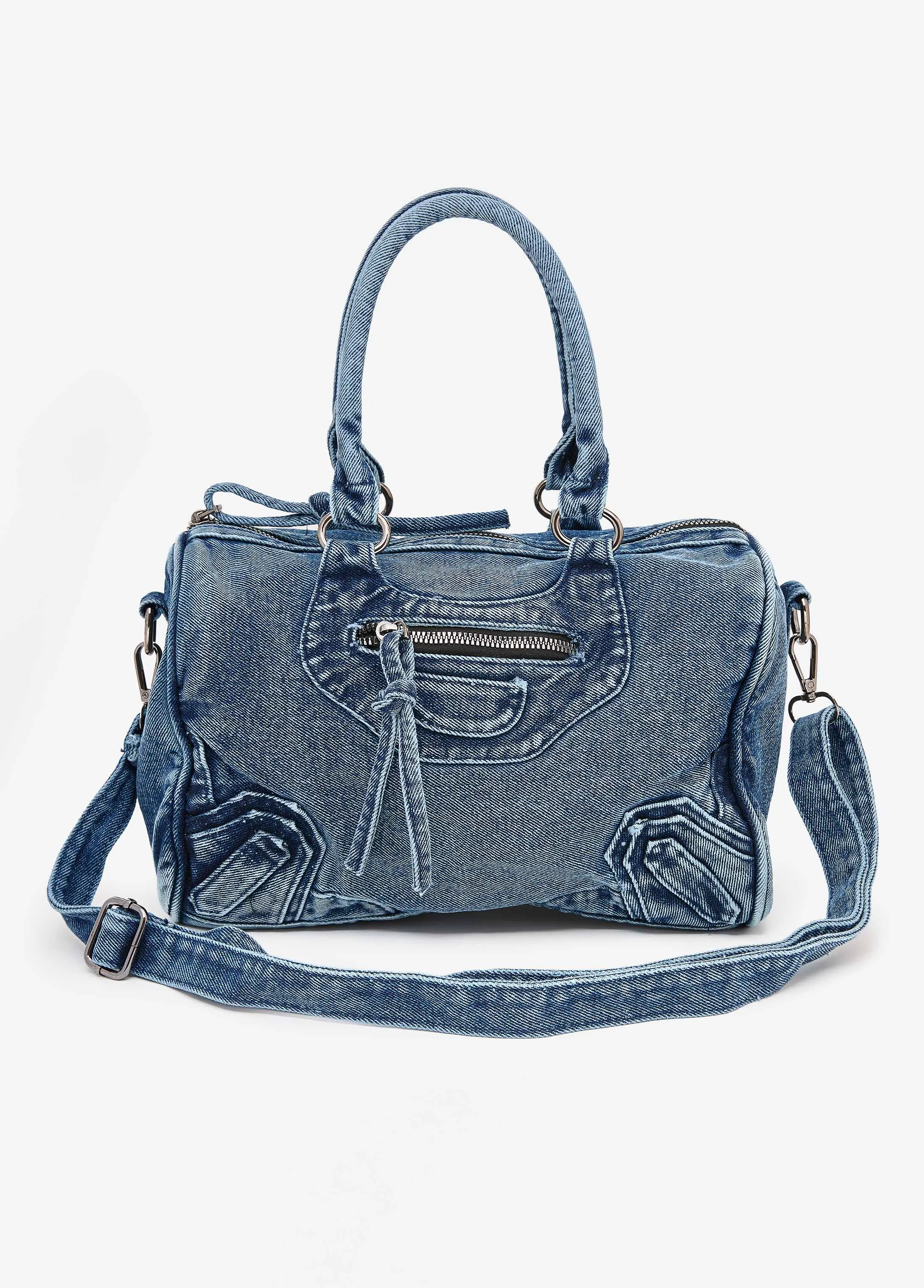 Denim Satchel sold by Ashley Stewart product image thumbnail 3