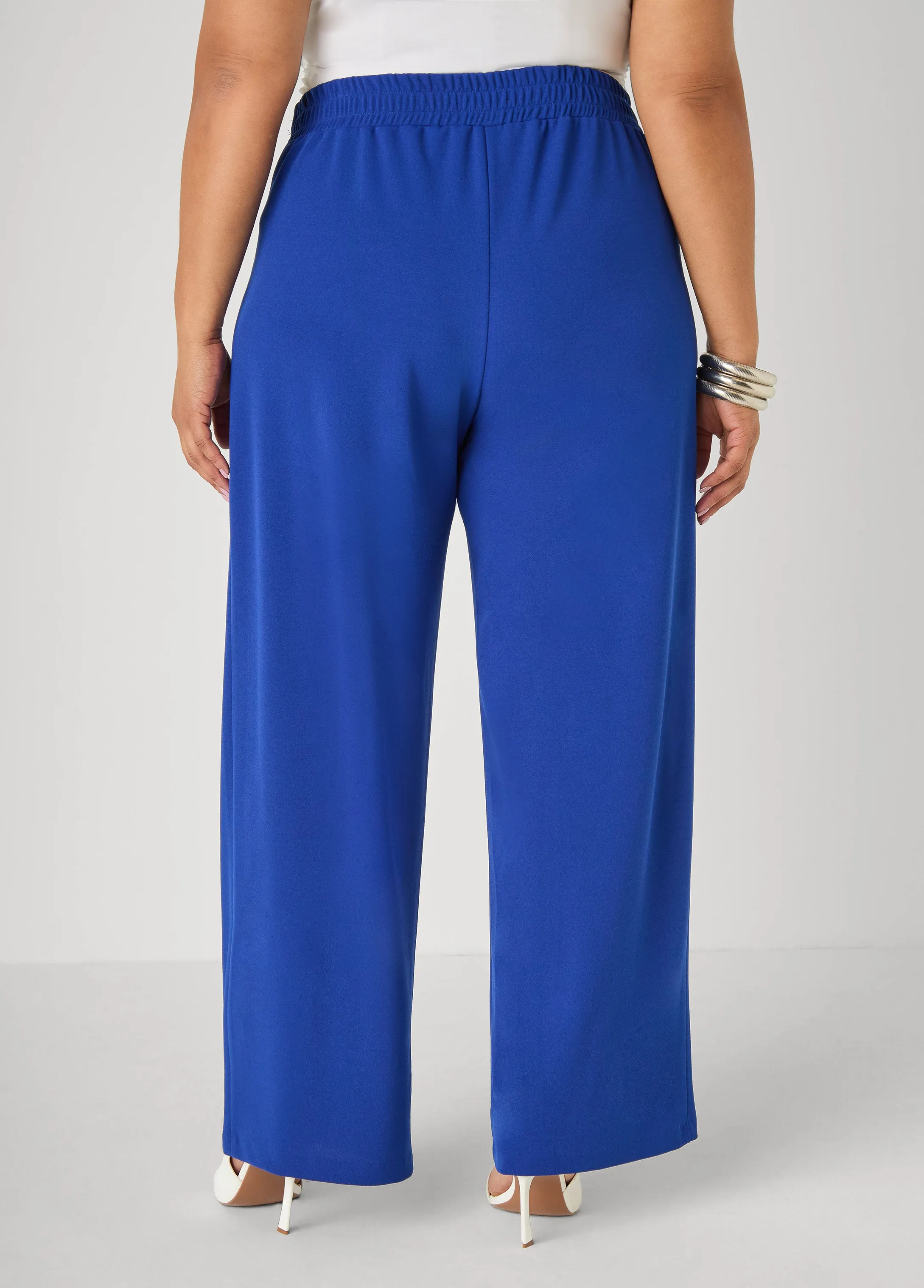 Pleated Wide Leg Pants sold by Ashley Stewart product image thumbnail 5