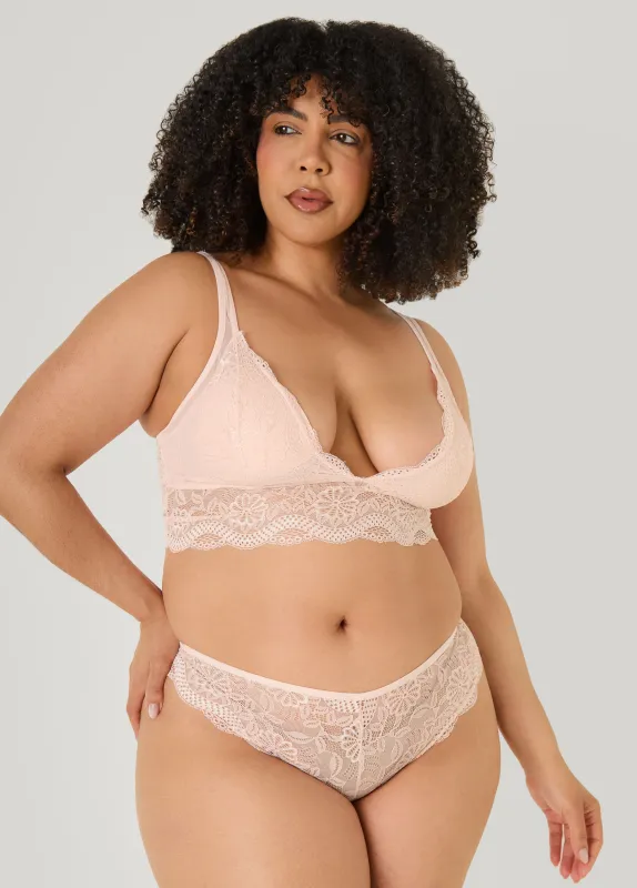 Lace Bralette Lingerie Set made by Ashley Stewart