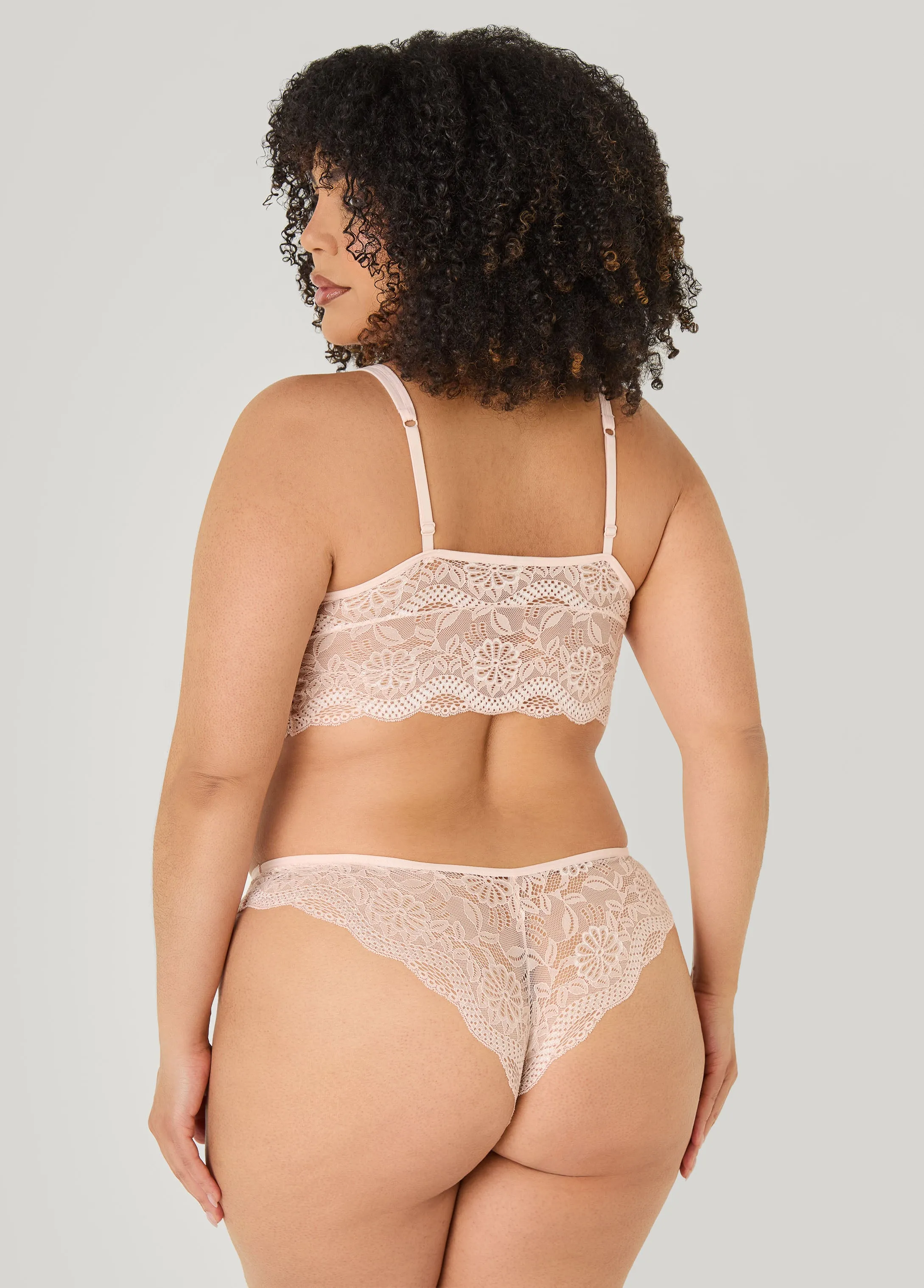 Lace Bralette Lingerie Set sold by Ashley Stewart product image thumbnail 2