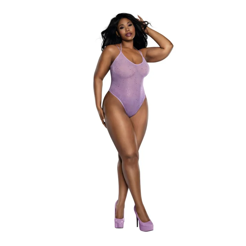 Dreamgirl Glittred Ombre Mesh Bodysuit made by Dreamgirl