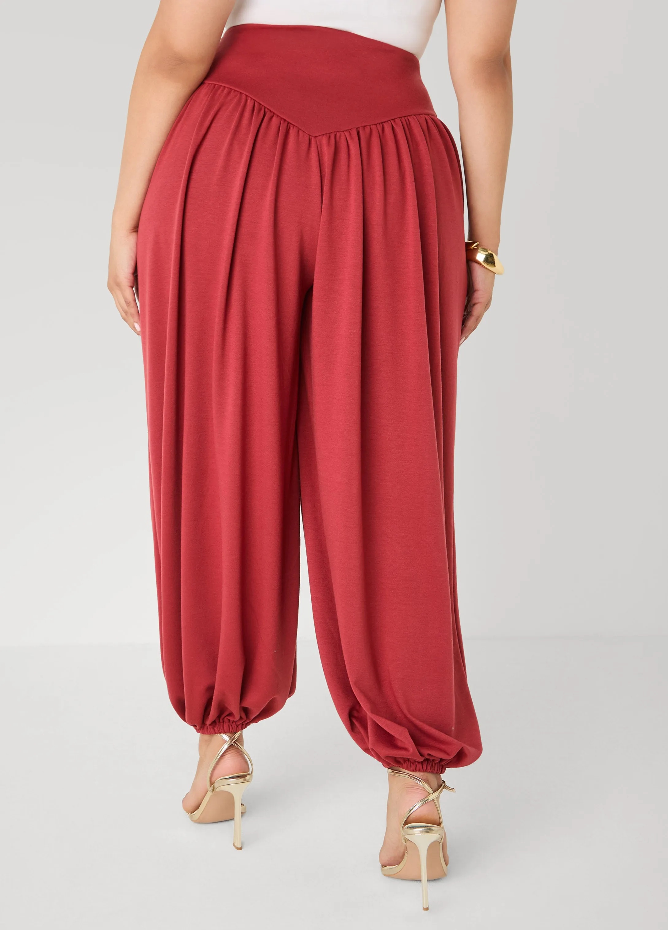 High Waist Balloon Pants sold by Ashley Stewart product image thumbnail 2