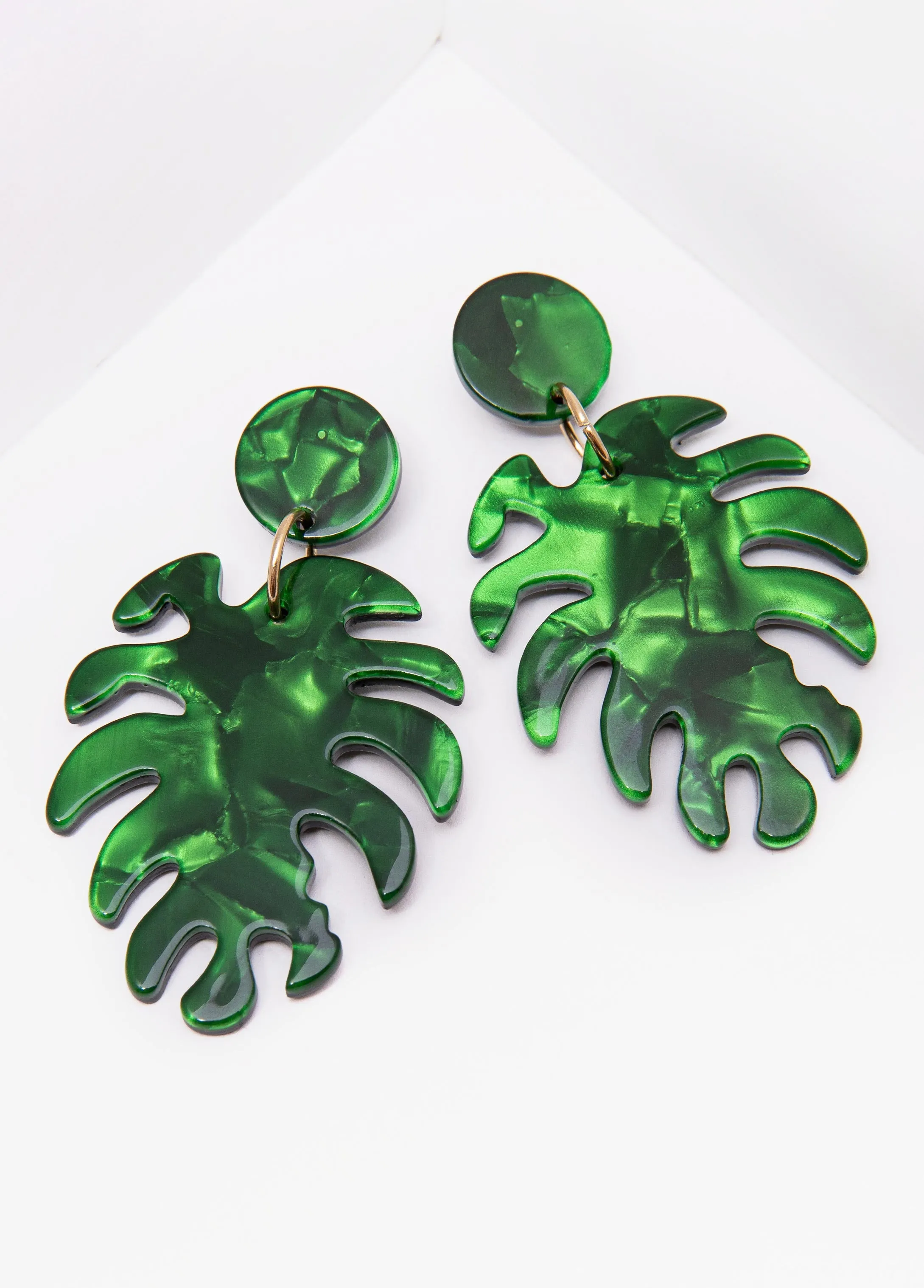 Marble Leaf Earrings sold by Ashley Stewart product image thumbnail 2