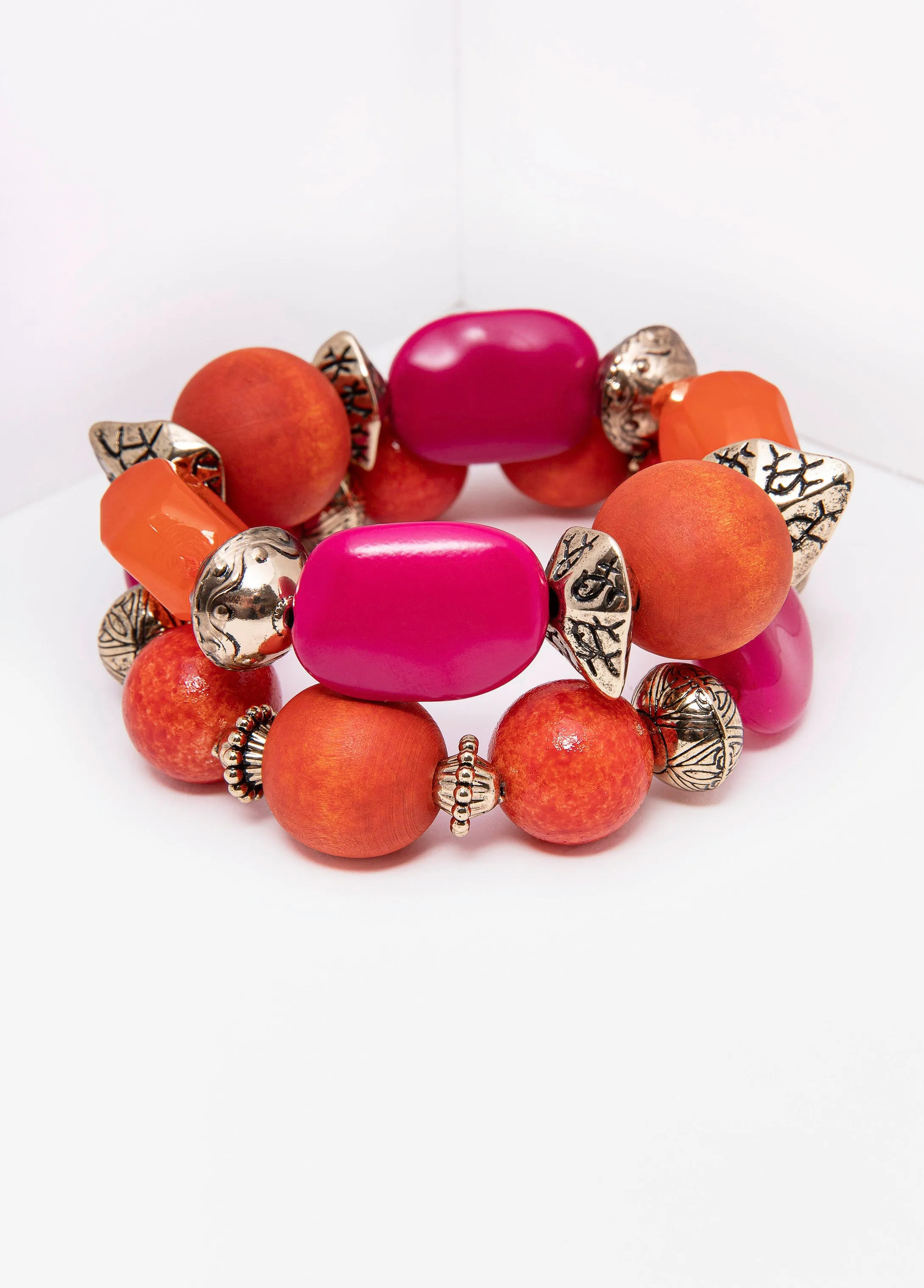 Textured Beaded Bracelets sold by Ashley Stewart product image thumbnail 2