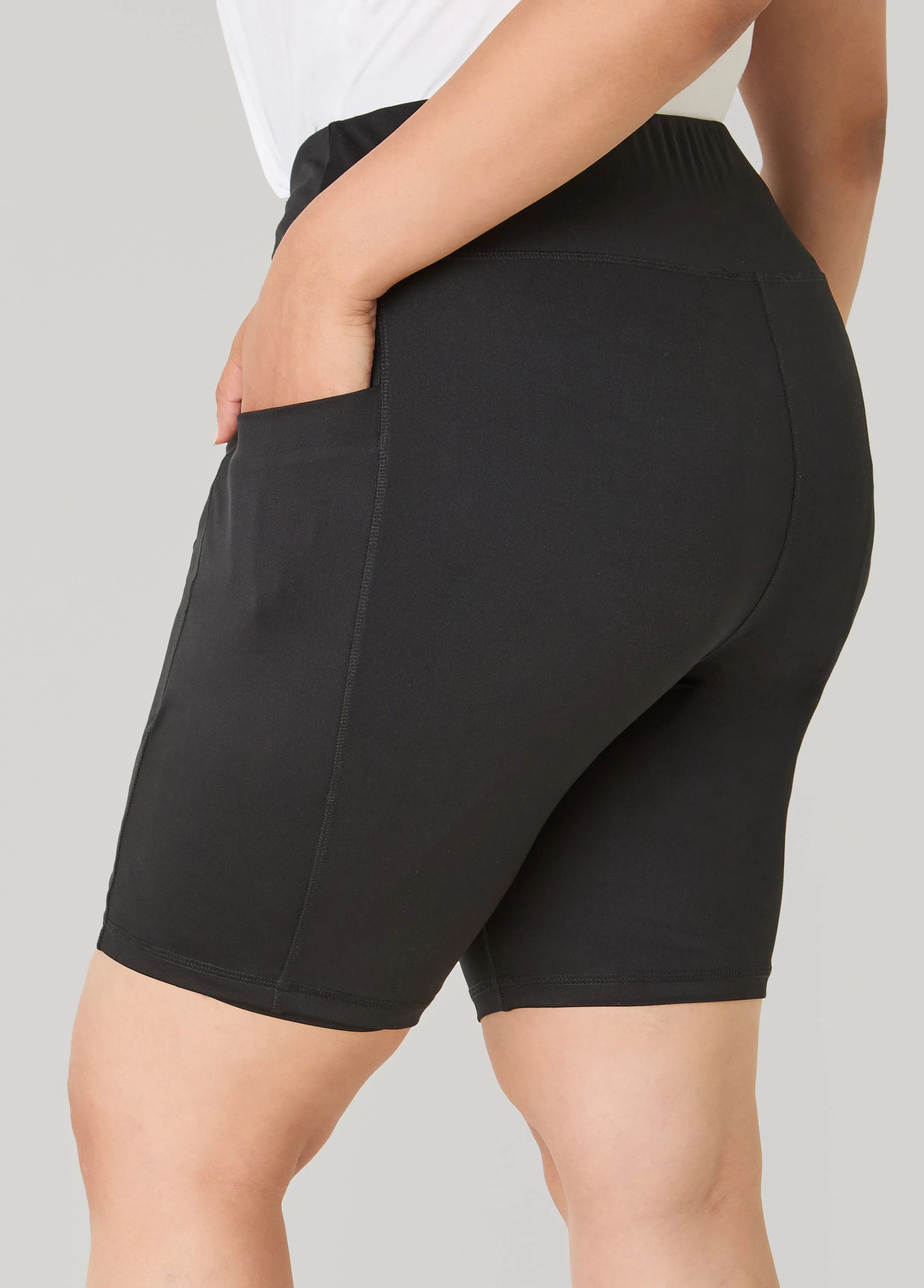 Cell Phone Pocket Biker Shorts sold by Ashley Stewart product image thumbnail 3