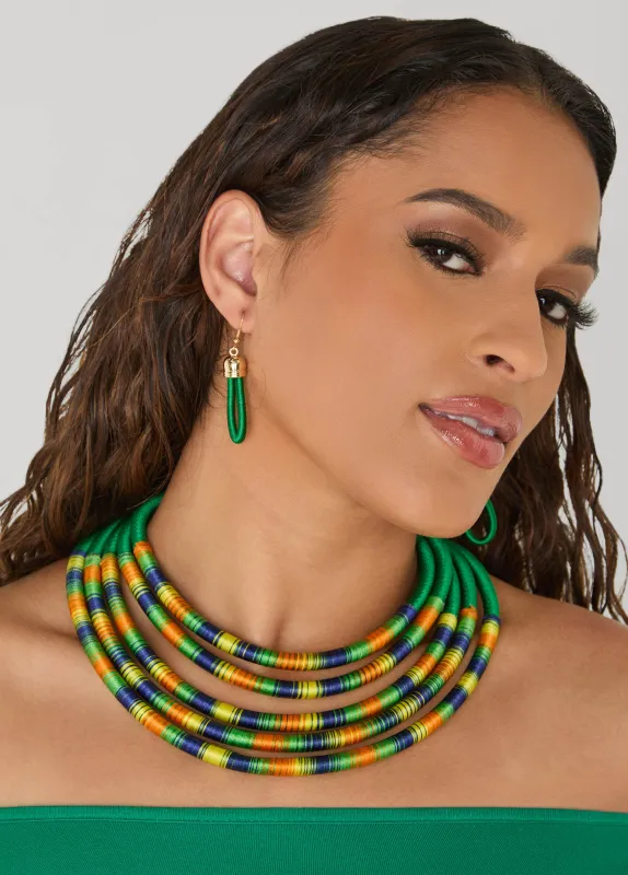 Threaded Necklace Set made by Ashley Stewart