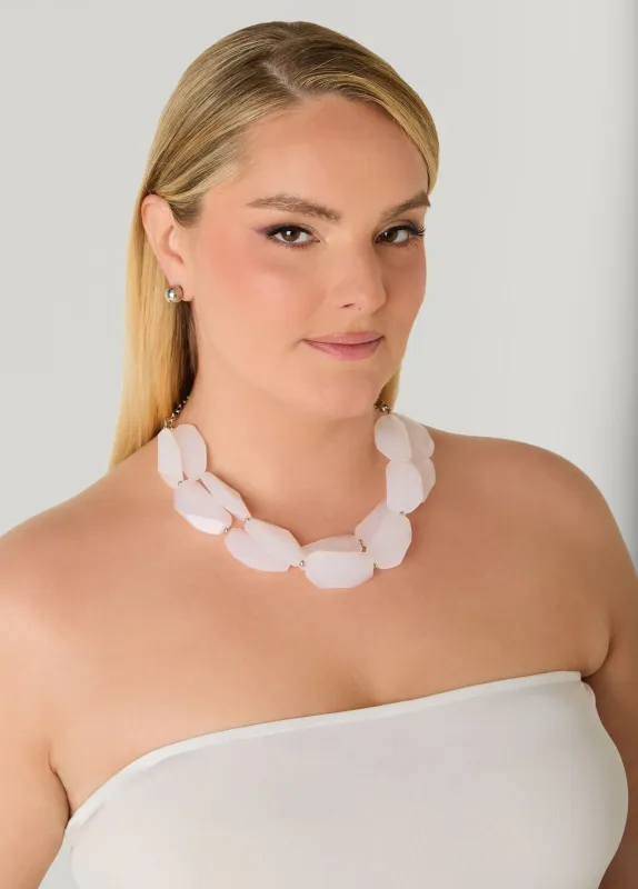 Beaded Necklace Set made by Ashley Stewart