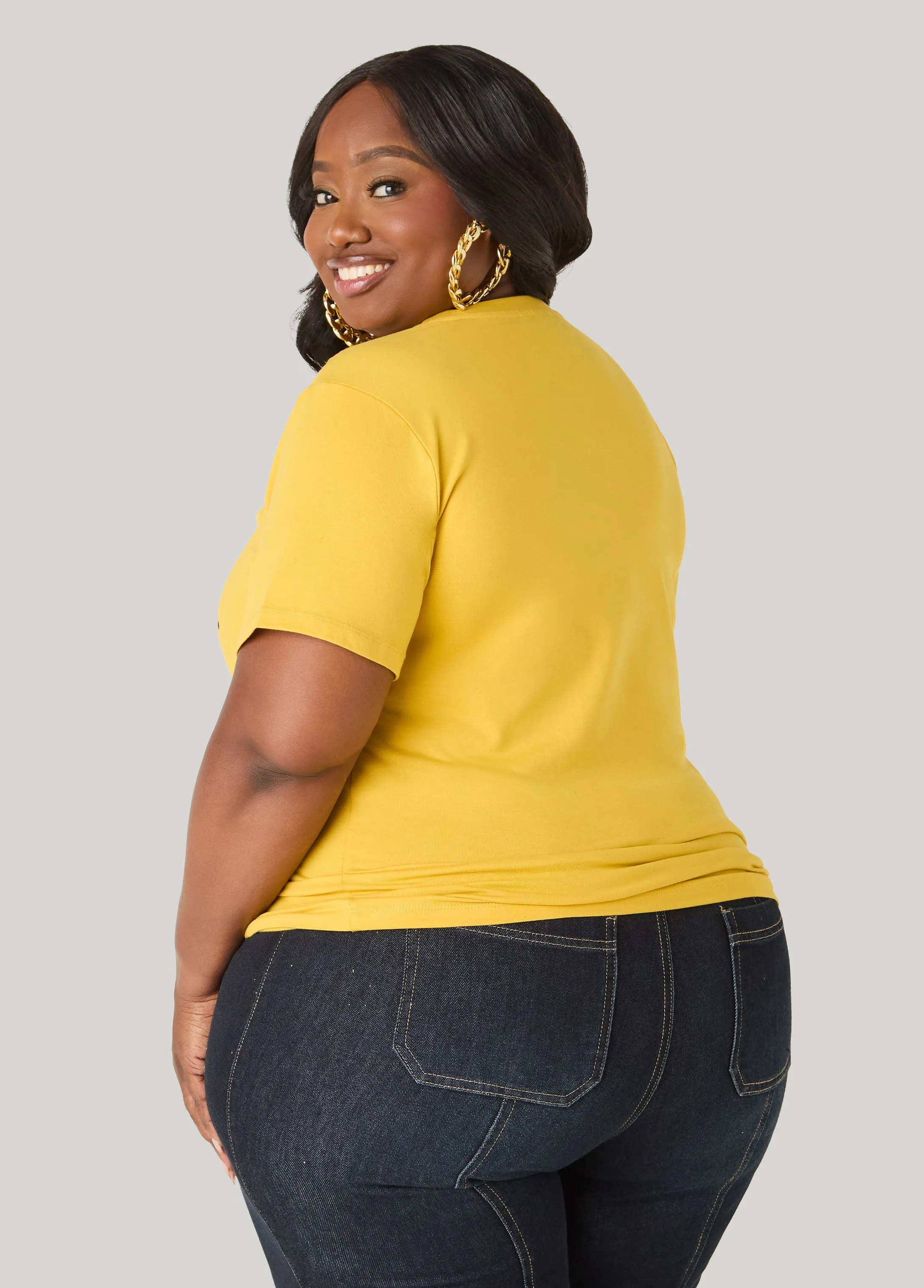 Big G Graphic Tee sold by Ashley Stewart product image thumbnail 2