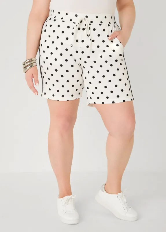 Polka Dot Shorts made by Ashley Stewart