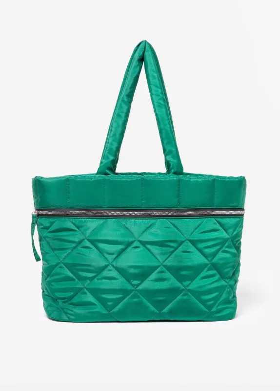 Quilted Puffer Tote Bag made by Ashley Stewart
