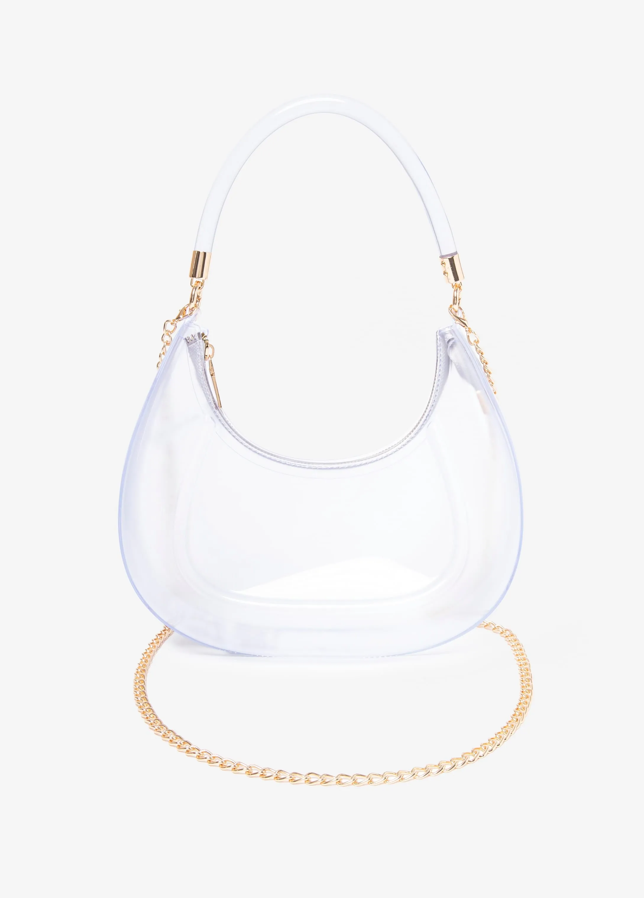 Clear Top Handle Shoulder Bag sold by Ashley Stewart product image thumbnail 3