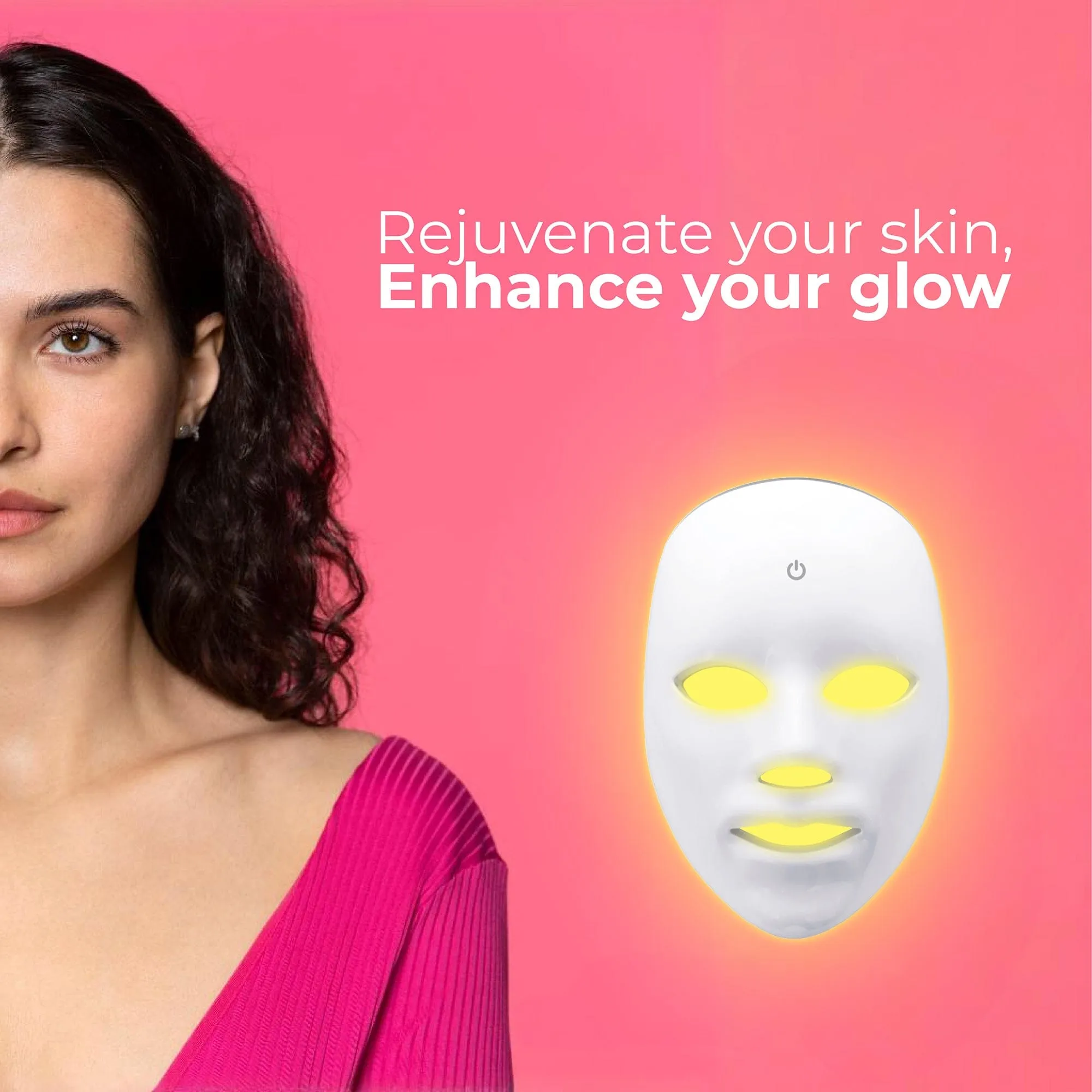 Pursonic 7 In 1 LED Light Therapy Face Mask sold by Ashley Stewart product image thumbnail 5