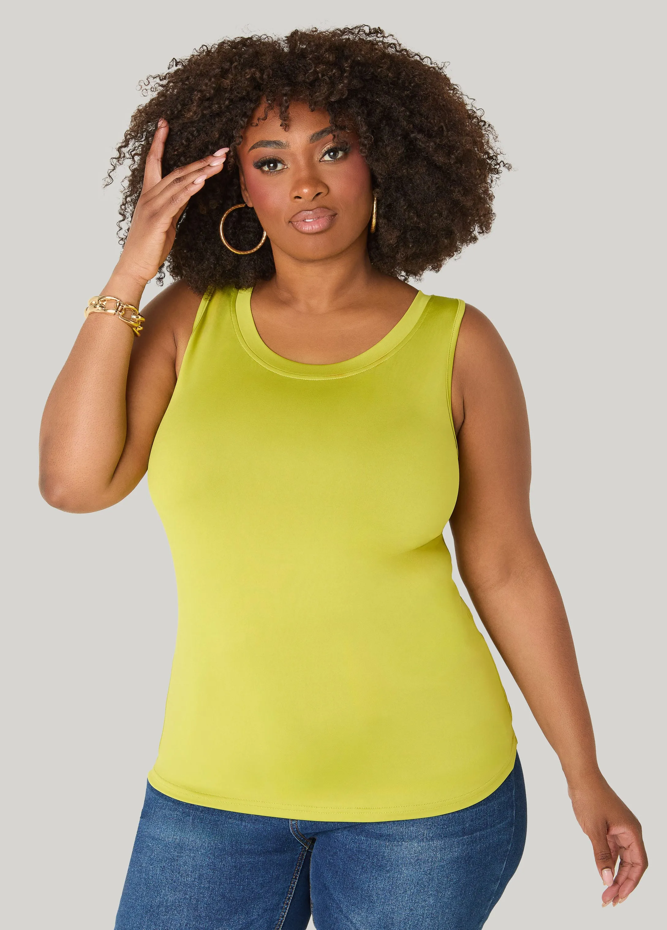 The Basic Cami Top sold by Ashley Stewart product image thumbnail 4