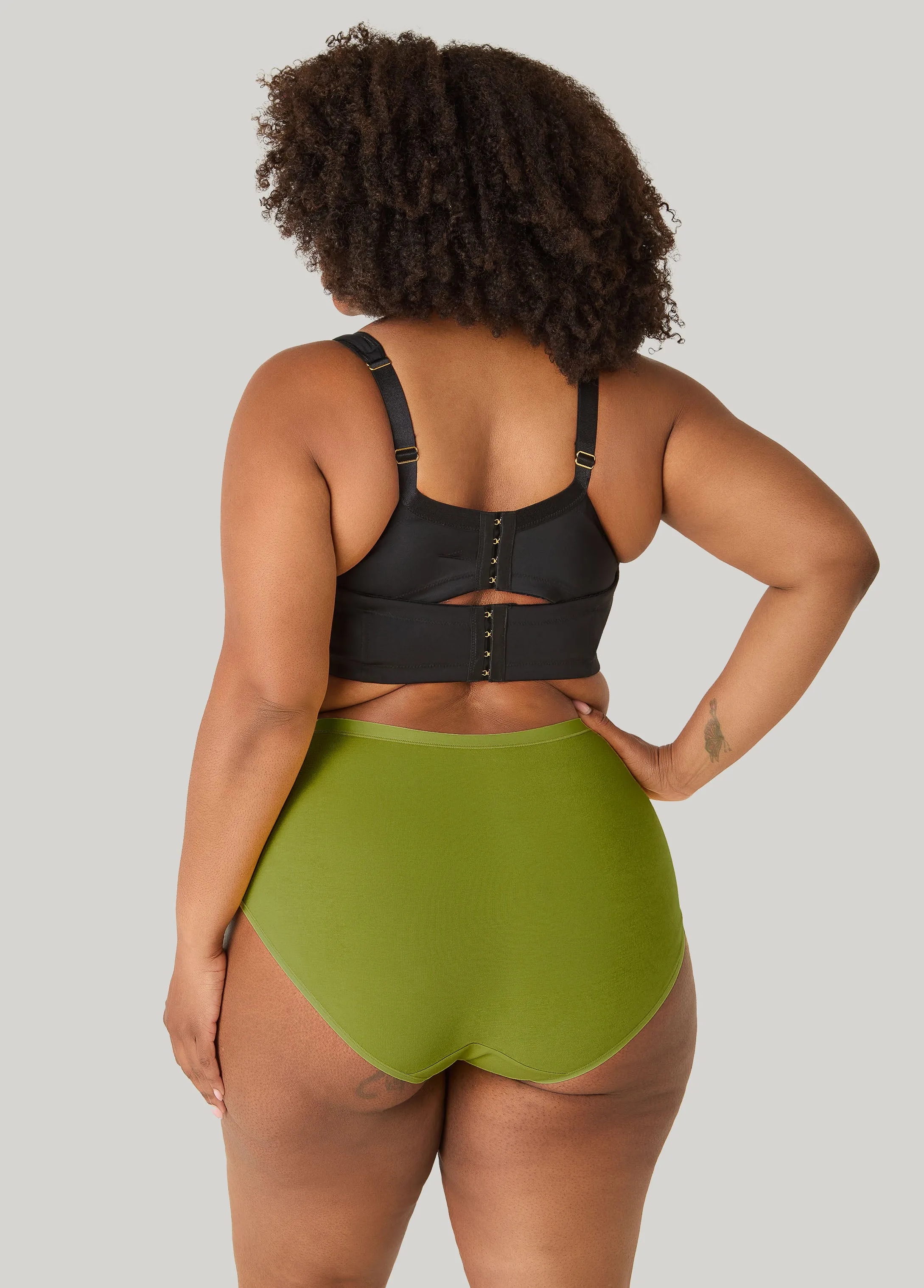 Stretch Cotton Full Coverage Briefs sold by Ashley Stewart product image thumbnail 2