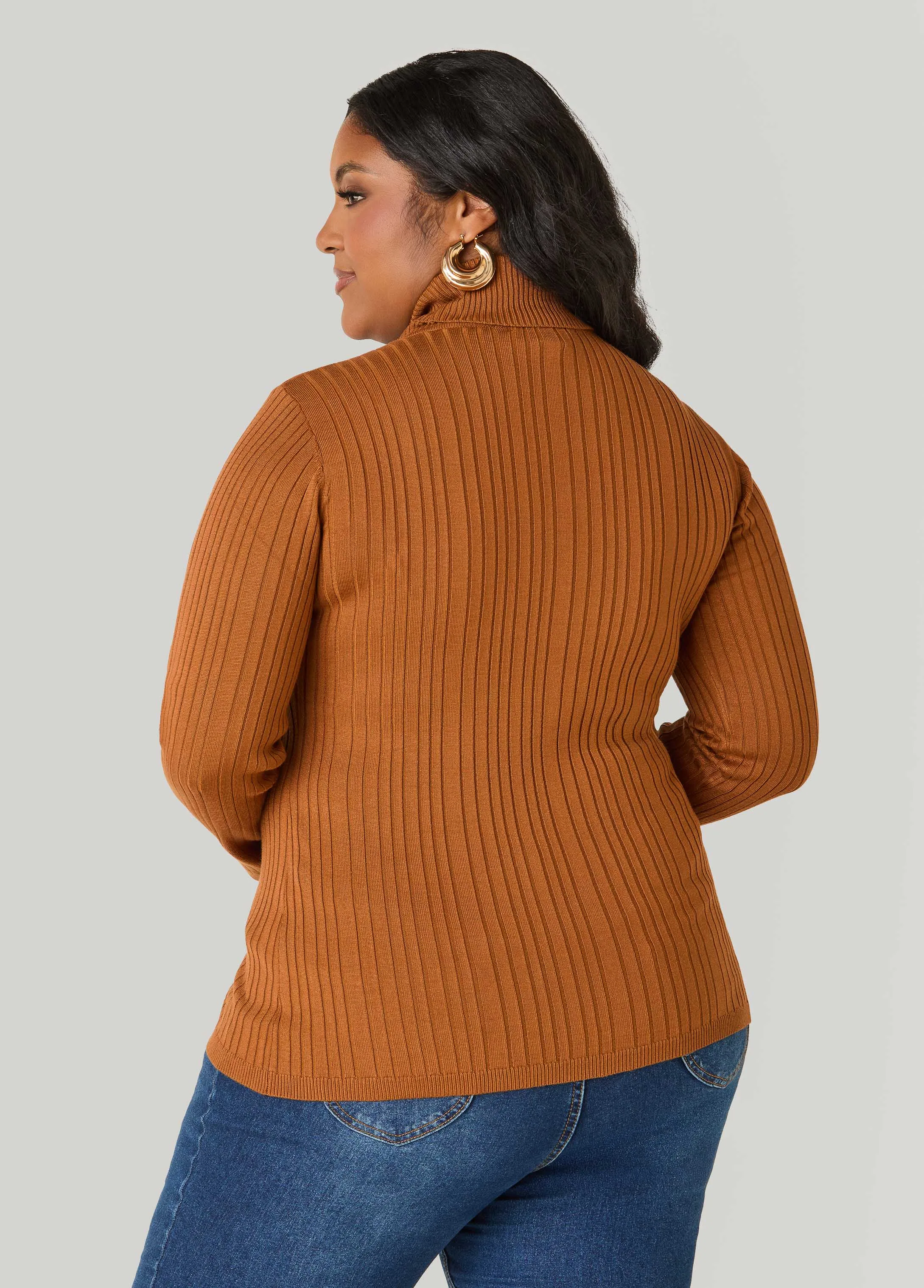 Turtleneck Pullover Sweater sold by Ashley Stewart product image thumbnail 2