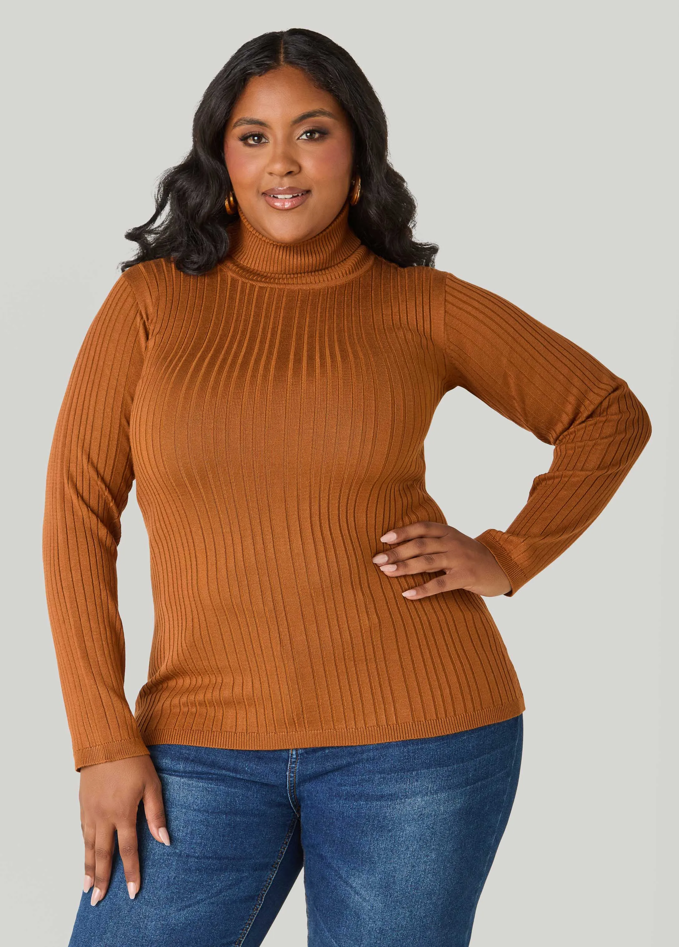 Turtleneck Pullover Sweater sold by Ashley Stewart
