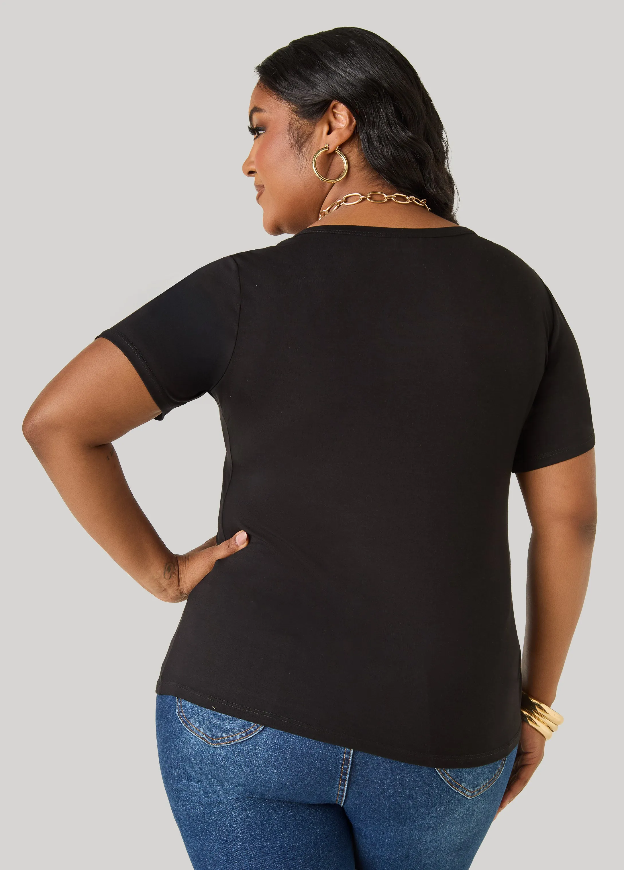 This Queen Graphic Tee sold by Ashley Stewart product image thumbnail 2