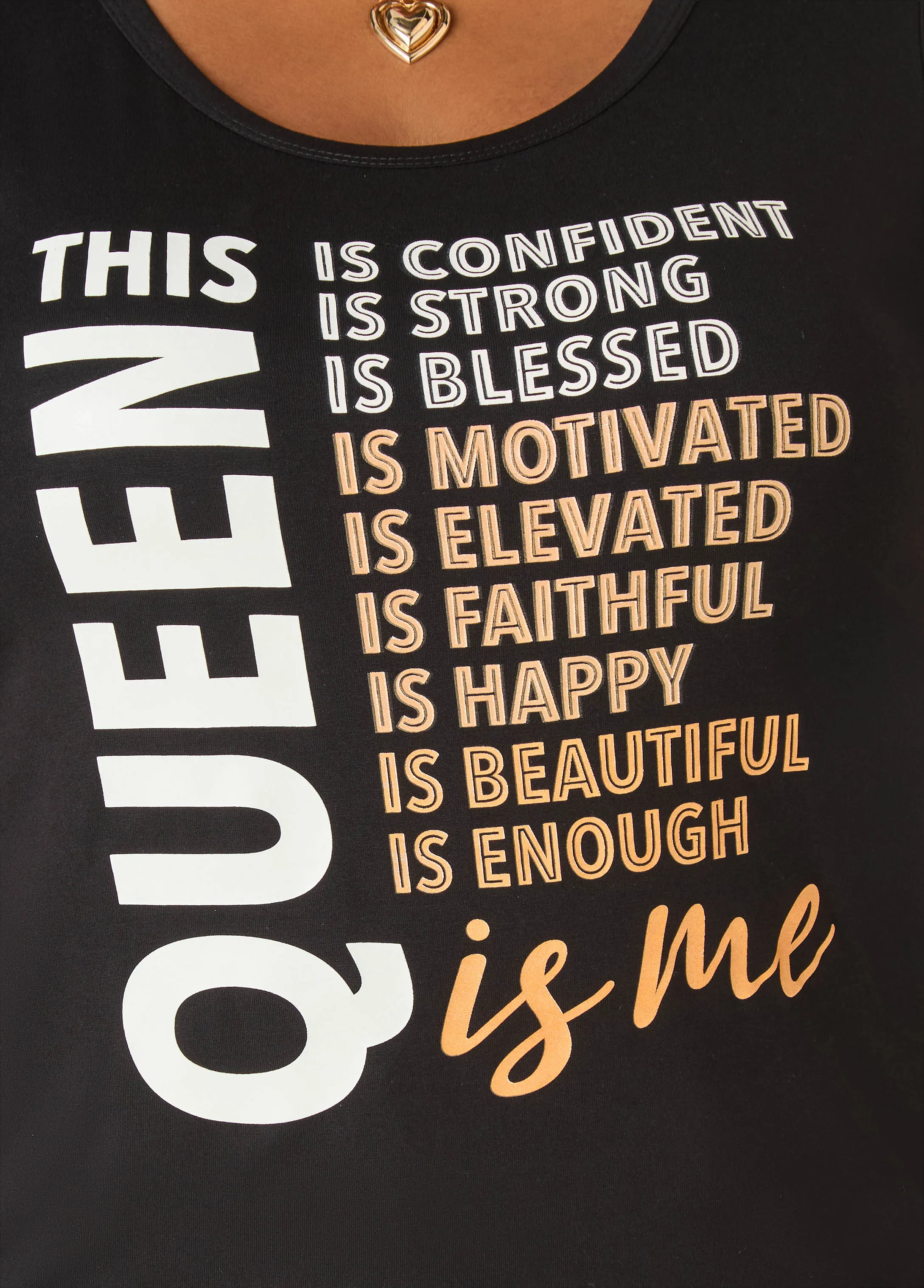 This Queen Graphic Tee sold by Ashley Stewart product image thumbnail 4