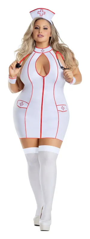 Frisky Nurse Halloween Costume made by Dreamgirl