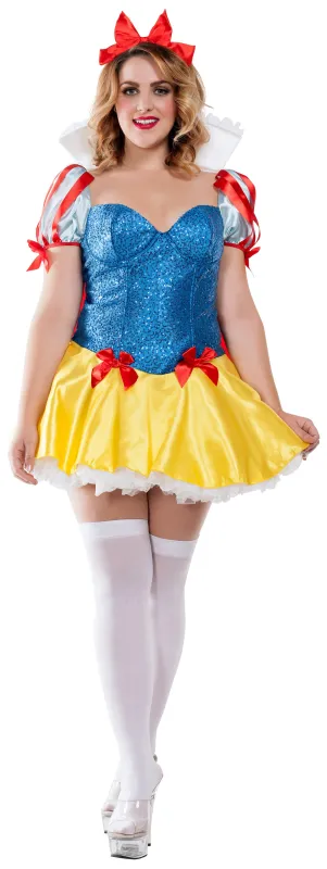 Sequin Snow White Halloween Costume made by Dreamgirl
