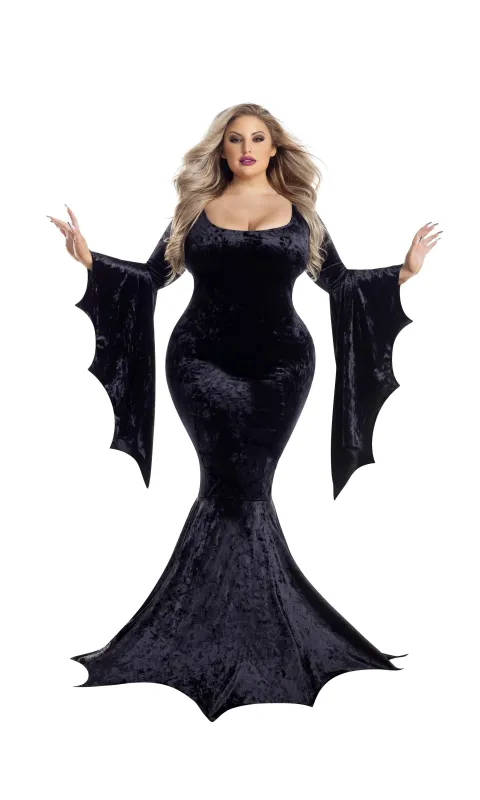Vamp Dress Halloween Costume made by Dreamgirl