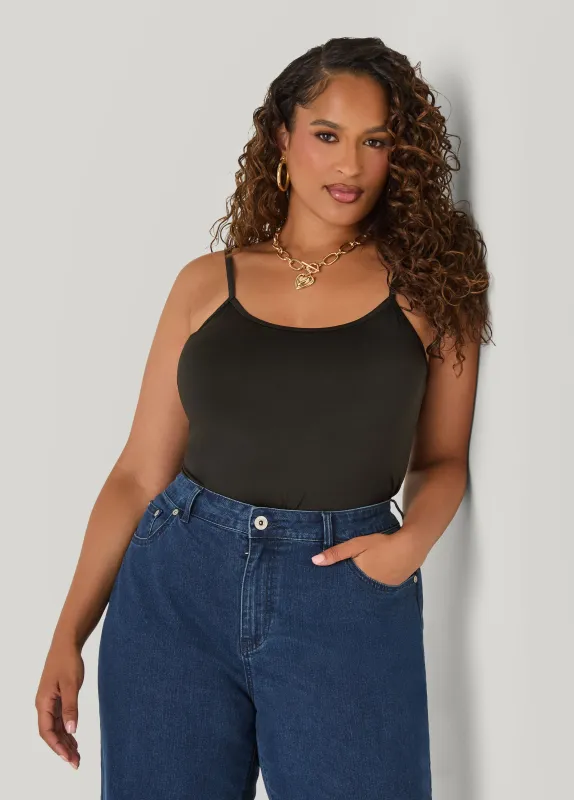 Adjustable Stretch Knit Cami made by Ashley Stewart