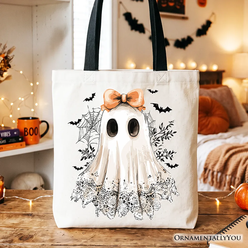 Girl Ghoul Canvas Tote Bag sold by Ashley Stewart