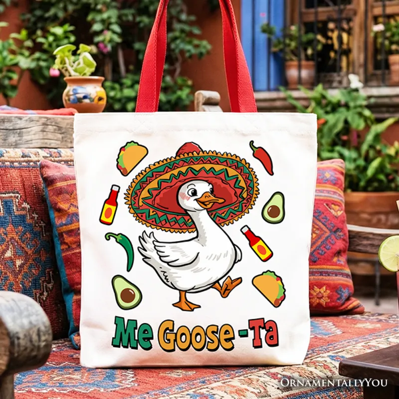 Me Goose Ta Canvas Tote Bag made by Ashley Stewart