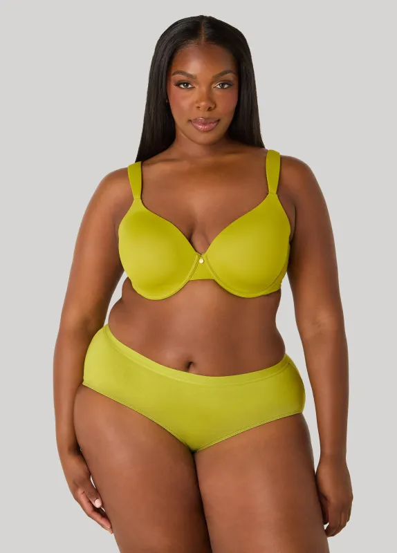 Microfiber Underwired T Shirt Bra made by Ashley Stewart