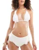 Vero Moda mix and match triangle bikini top in snow white sold by ASOS