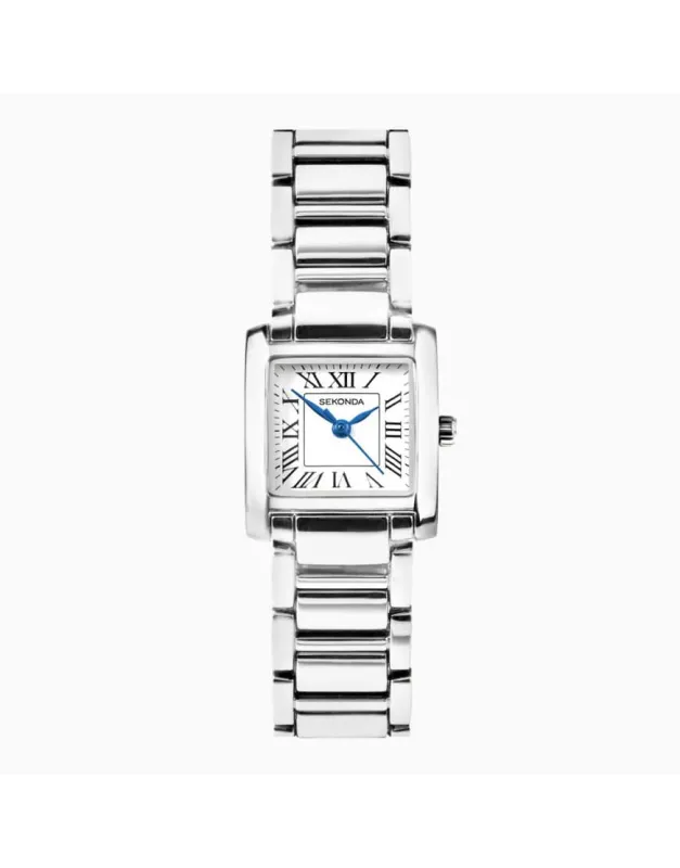 Sekonda Montreal Womens 21mm Analogue Watch With Silver Case And Alloy Bracelet With White Dial sold by ASOS