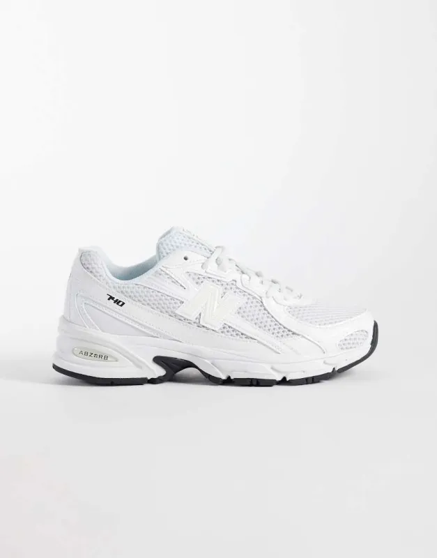 New Balance 740 trainers in white made by ASOS