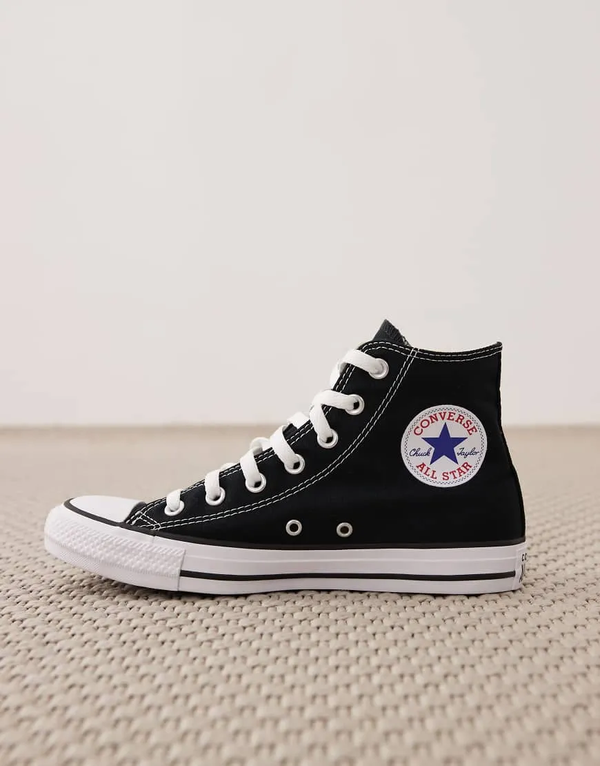 Converse Chuck Taylor All Star Hi trainers in black sold by ASOS