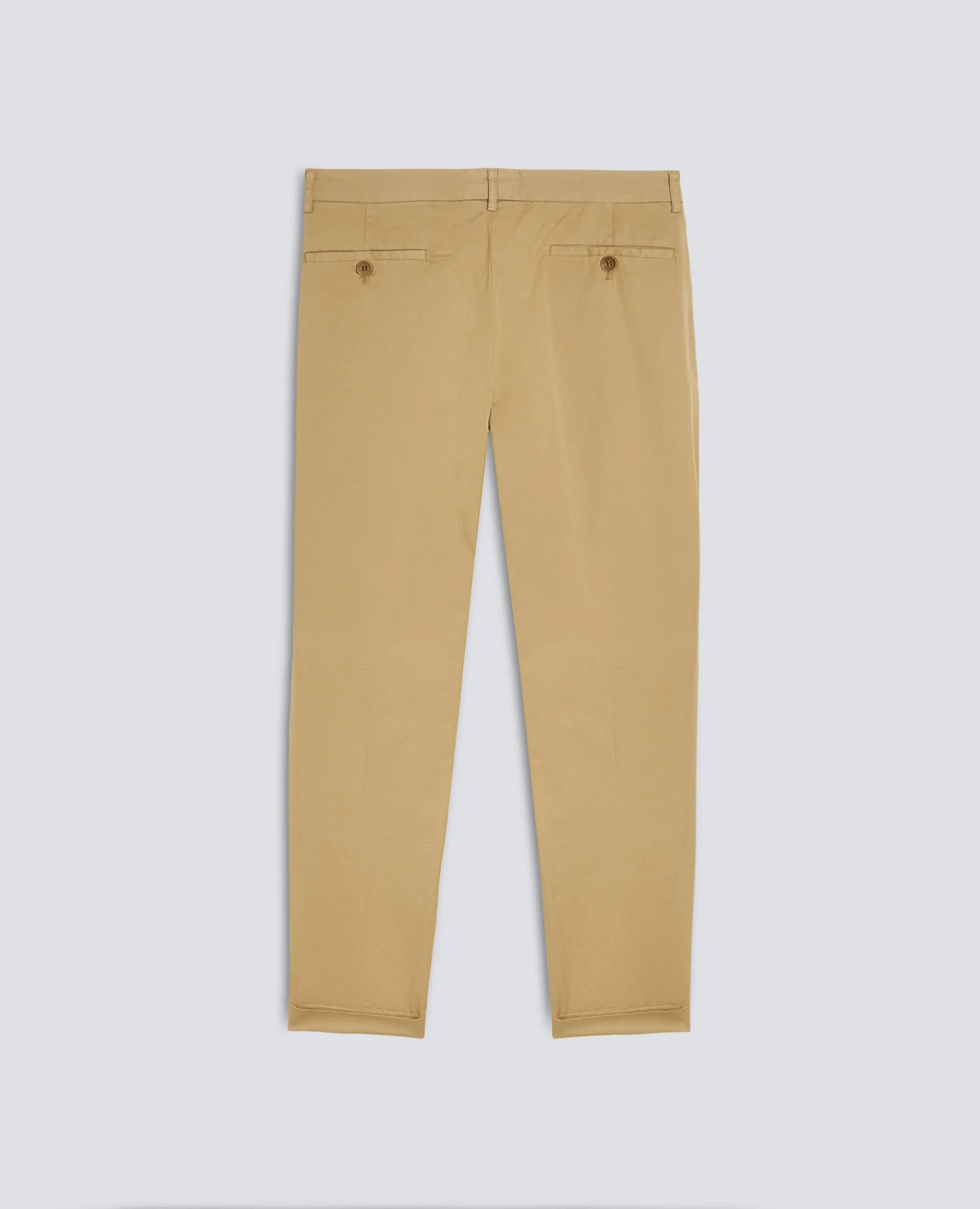 PANTALONE DOVER IN GABARDINE COTONE STRETCH TINTO CAPO - BEIGE sold by Aspesi product image thumbnail 2