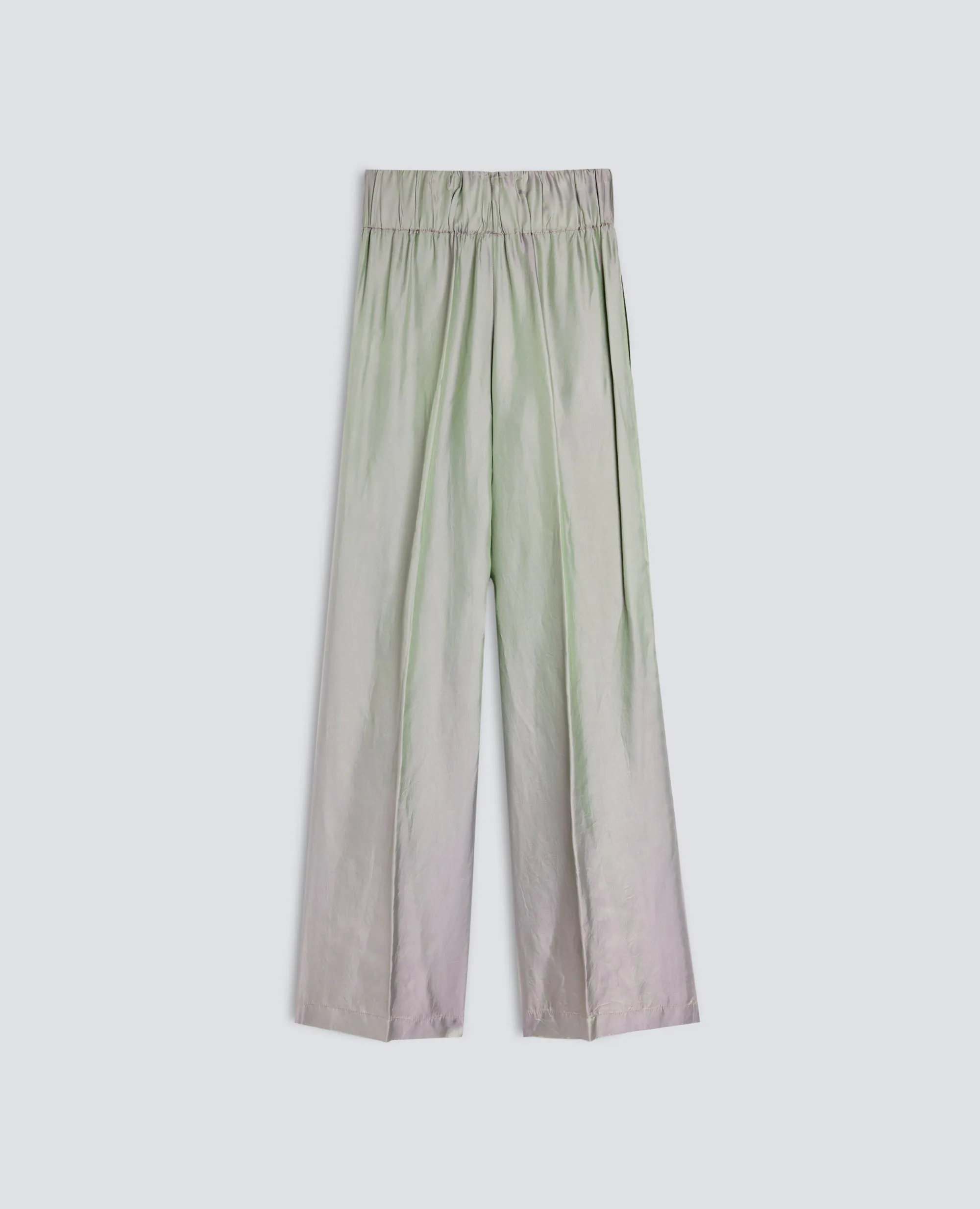 PANTALONE IN SAGLIA ACETATO VISCOSA CANGIANTE - VERDE sold by Aspesi product image thumbnail 2