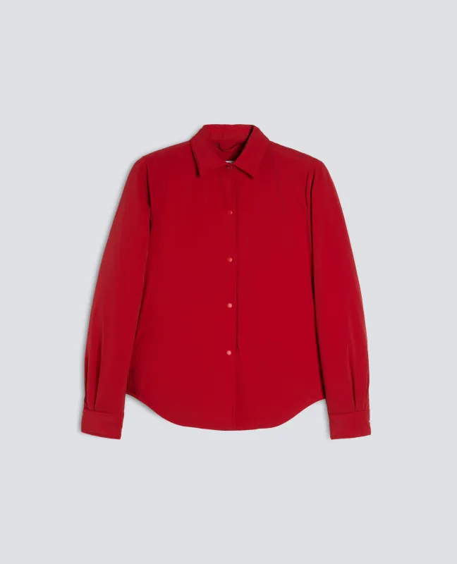 GIACCA CAMICIA GLUE - ROSSO sold by Aspesi