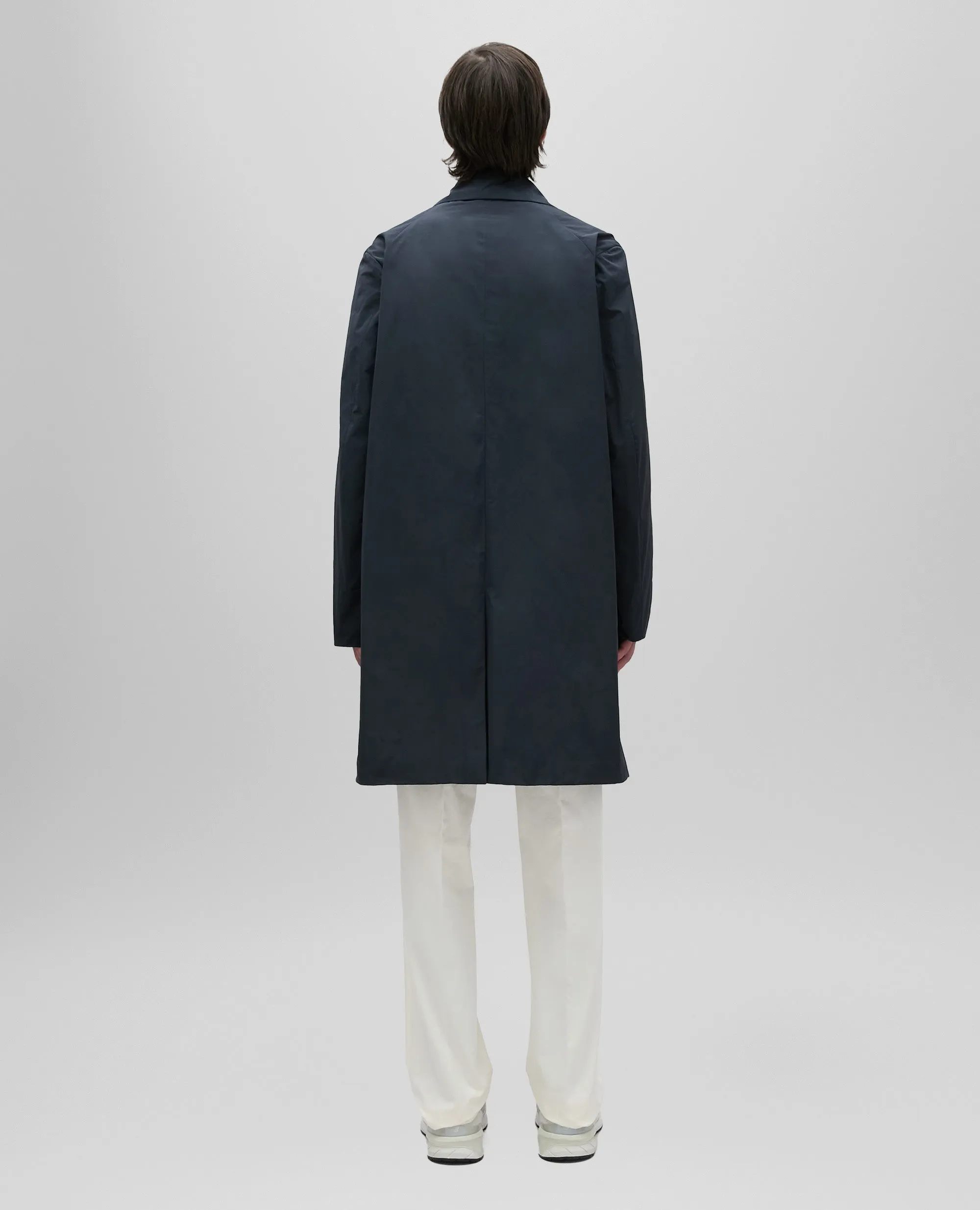 IMPERMEABILE TEIKI IN TAFFETA' TECNICO - NAVY sold by Aspesi product image thumbnail 4