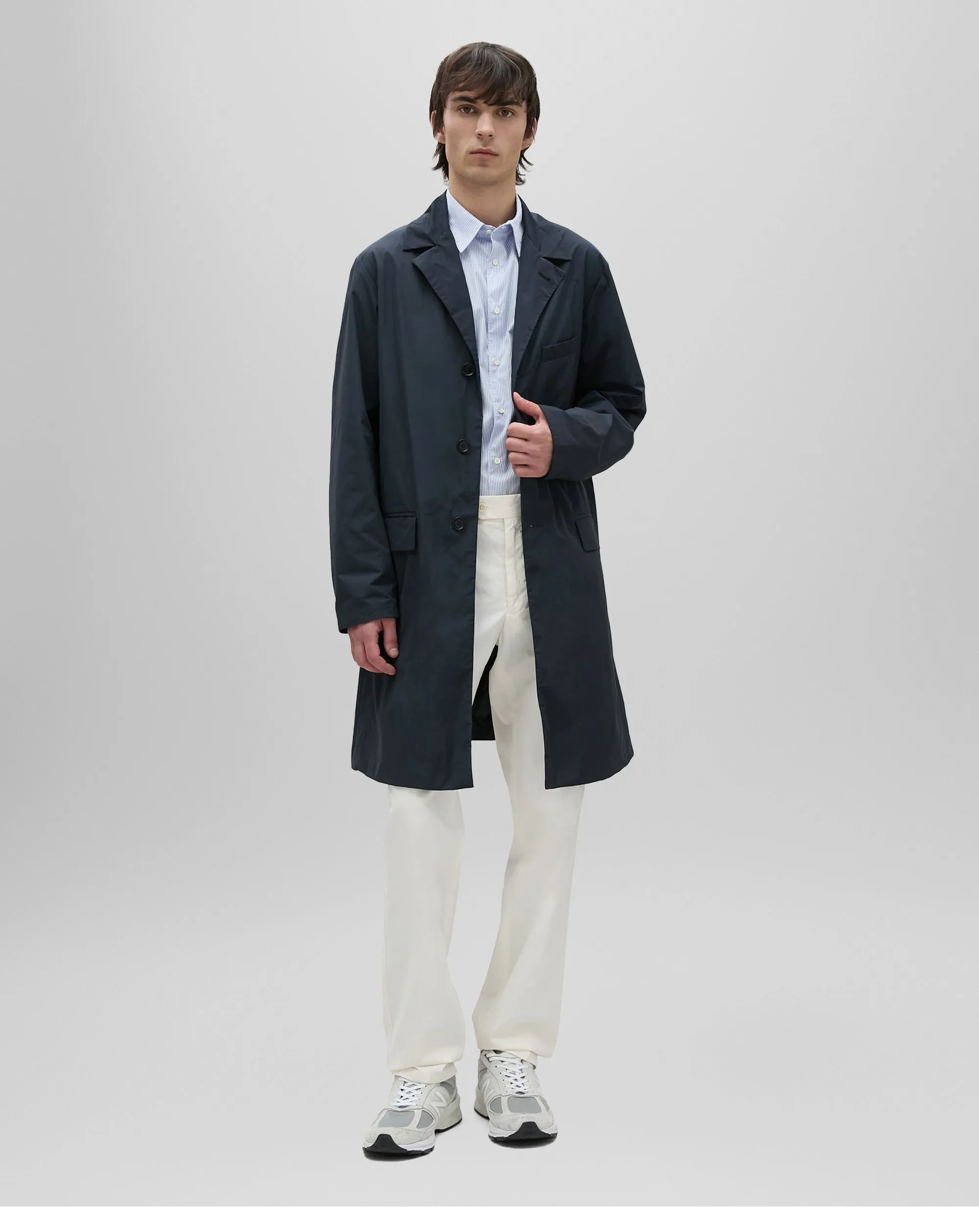 IMPERMEABILE TEIKI IN TAFFETA' TECNICO - NAVY sold by Aspesi product image thumbnail 2