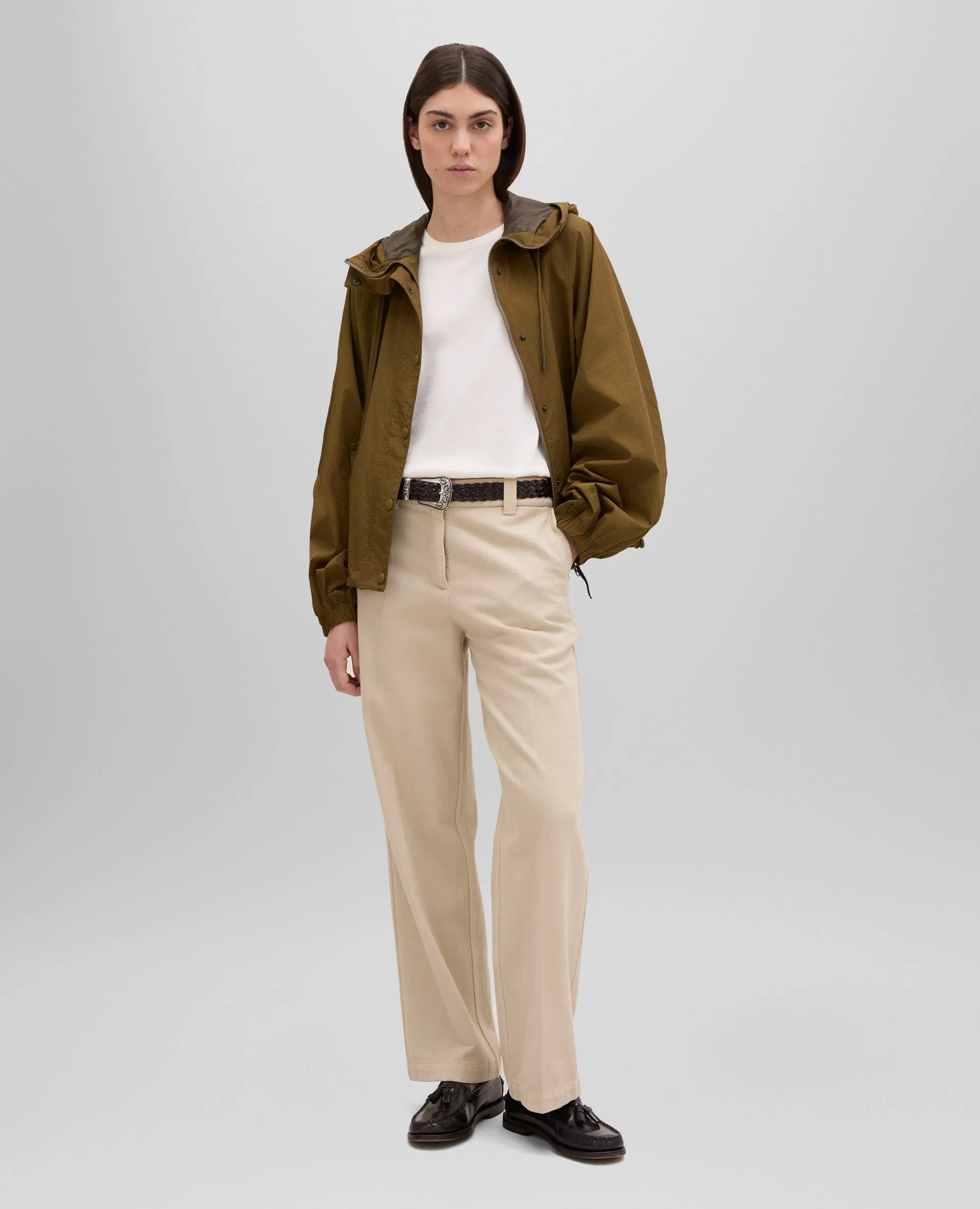 GIUBBOTTO LEA IN MICRO TWILL DI NYLON - BRONZO sold by Aspesi product image thumbnail 2