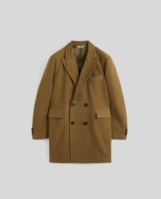 CAPPOTTO CAMEL IN FUSTAGNO - CAMMELLO sold by Aspesi