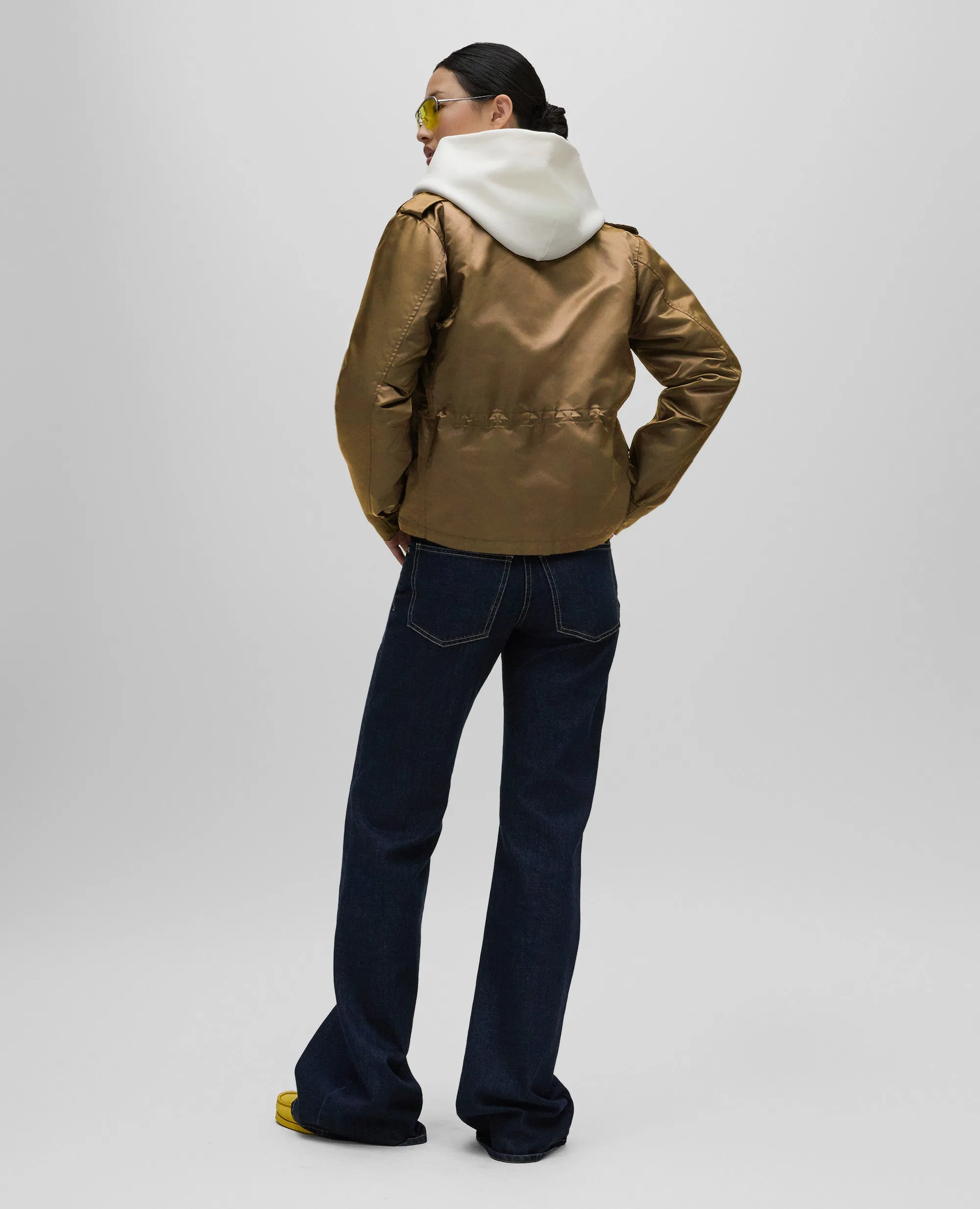 FIELD JACKET IN RASO BOMBER POLIAMMIDE IDROREPELLENTE - NOCCIOLA sold by Aspesi product image thumbnail 3